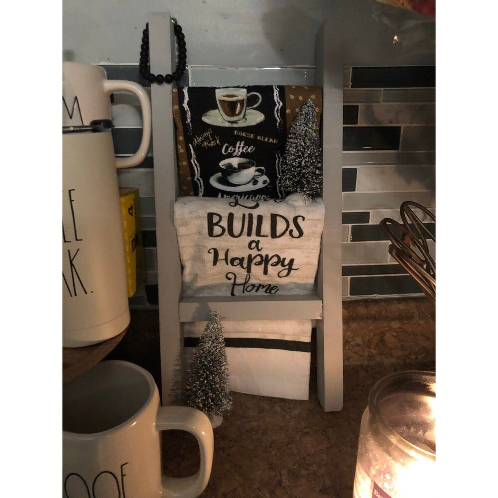 Handmade kitchen ladder